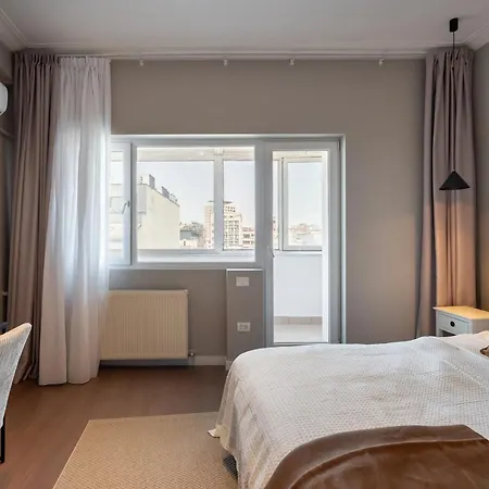 Trendy 2br On Regina Elisabeta - Balcony With Cismigiu Park Views 아파트 *